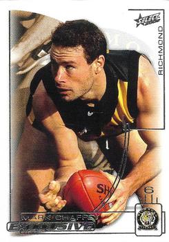 2002 Select AFL Exclusive #57 Mark Chaffey Front